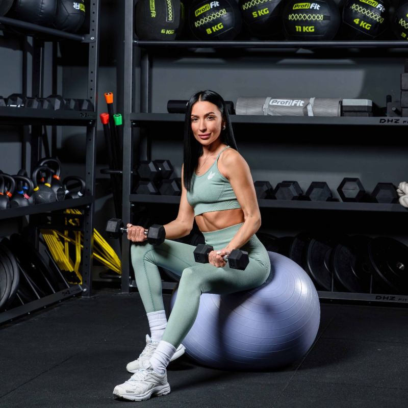 Гимнастический мяч антивзрыв D65 см PROFI-FIT