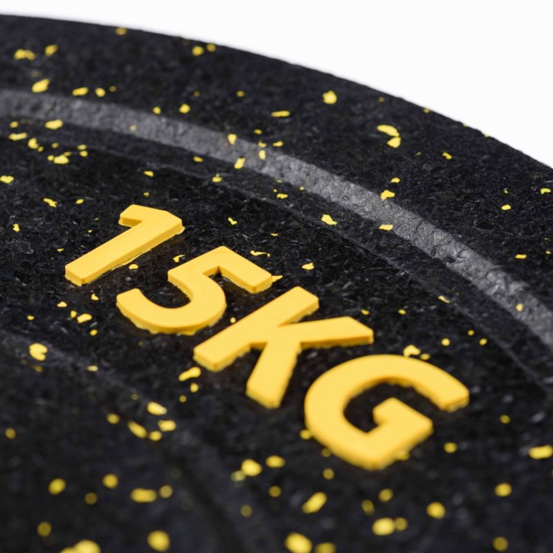 Диск для штанги HI-TEMP с цветными вкраплениями D51 мм PROFI-FIT 15 кг