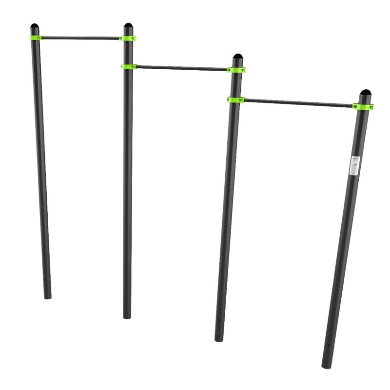 W311 GTO Перекладины разноуровневые для подтягивания из виса на высокой перекладине  ZAVODSPORTA