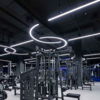 Светильник светодиодный полукруглый, диаметр 2,5 м (96 Вт)