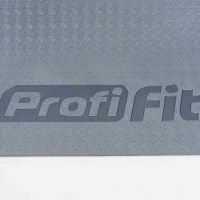 Коврик для йоги и фитнеса СТАНДАРТ (графит) 5 мм PROFI-FIT