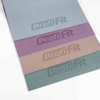 Коврик для йоги и фитнеса БАЗА (кофейный-бежевый) 5 мм PROFI-FIT