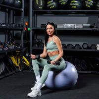 Гимнастический мяч антивзрыв D65 см PROFI-FIT