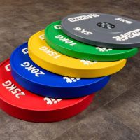 Диск профессиональный обрезиненный HARD цветной D51 мм PROFI-FIT 15 кг