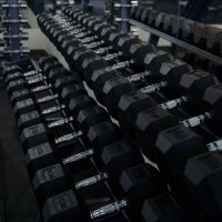 Гантель гексагональная обрезиненная PROFI-FIT 42,5 кг