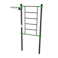 W264 Гимнастический снаряд (шведская стенка) с баскетбольным кольцом ZAVODSPORTA