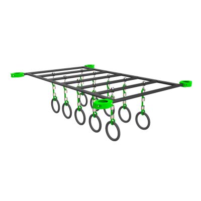 W89 Рукоход с кольцами ZAVODSPORTA