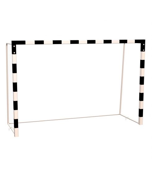 Ворота для мини-футбола, гандбола (с разметкой, без сетки) стальной профиль 80х80 мм ZAVODSPORTA