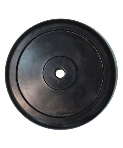Диск обрезиненный классический, черный D26 мм PROFI-FIT 10 кг