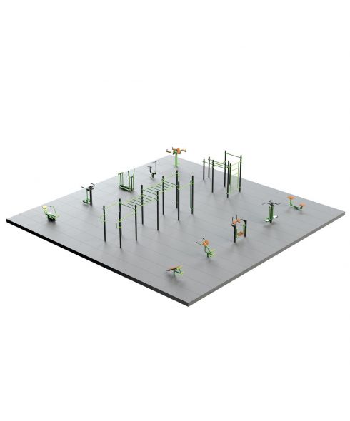 S-1011 Спортивная площадка 225 кв.м ZAVODSPORTA